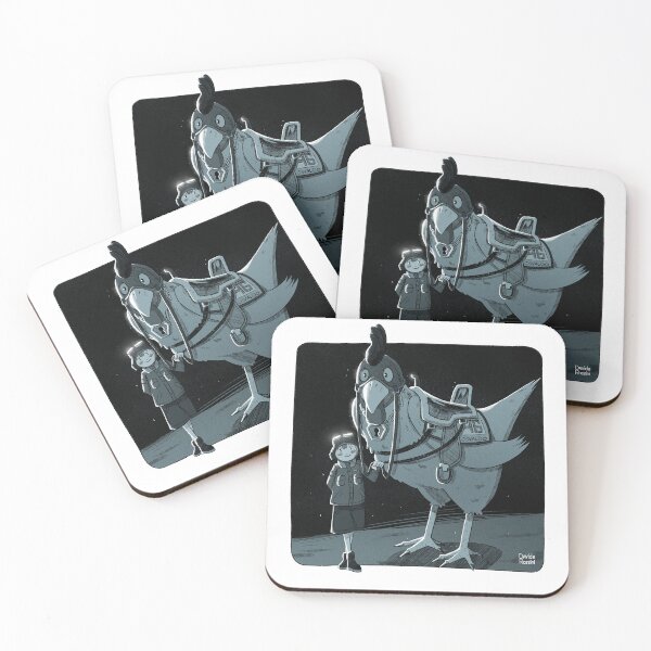 Item preview, Little Girl and Big Fast Chicken designed and sold by DavideRossini.