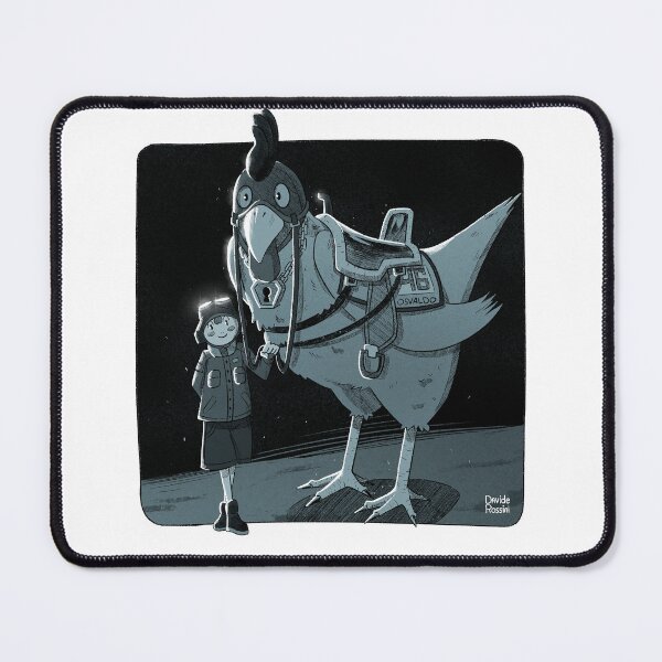 Item preview, Little Girl and Big Fast Chicken designed and sold by DavideRossini.