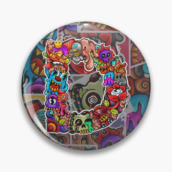 Item preview, Doodle MOnster D designed and sold by koyung500Store.