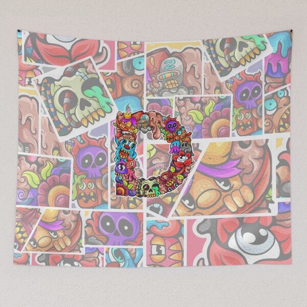 Item preview, Doodle MOnster D designed and sold by koyung500Store.