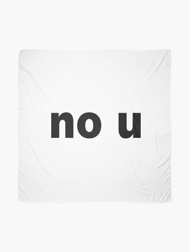 No U Scarf By Scotter1995 Redbubble - roblox money scarves redbubble