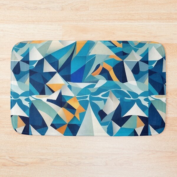 Item preview, Cubist Ocean Enchantment - Artistic Waves in Multidimensional Splendor designed and sold by Freak-Scene.