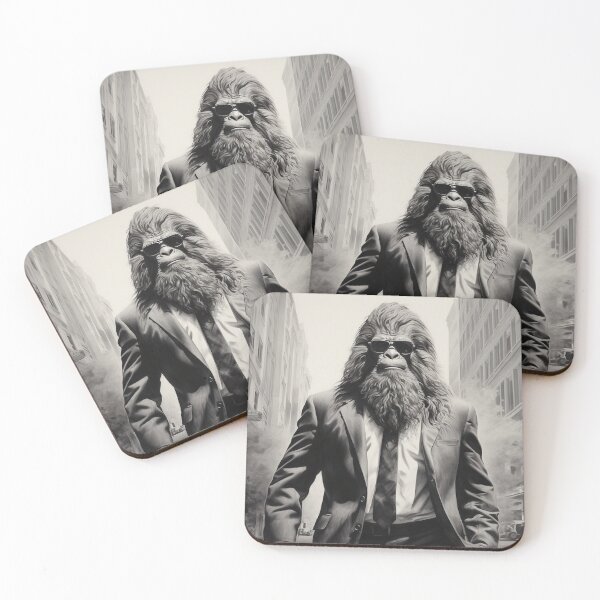 Item preview, Bigfoot Boss in Business Suit in the City Art designed and sold by redstar19.