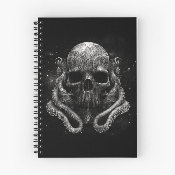 Item preview, Cthulhu's Enigma - Vintage Skull with Tentacled Veil designed and sold by Adam Arts.