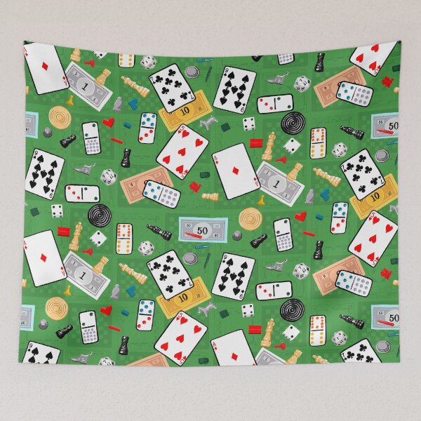 Item preview, Family Game Night pattern designed and sold by Quick Brown Fox Canada.