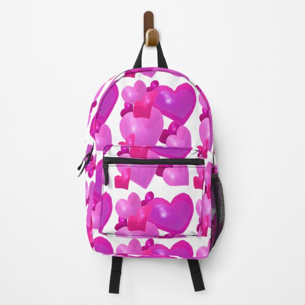 Item preview, Hand Painted Watercolor Pink and Purple Hearts - Hand drawn designed and sold by Victoria Rose.
