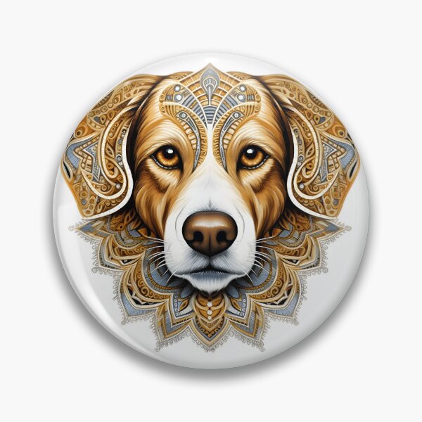 Artikelvorschau, Hund im Mandala-Stil entworfen und verkauft von Trendy-Artistry.