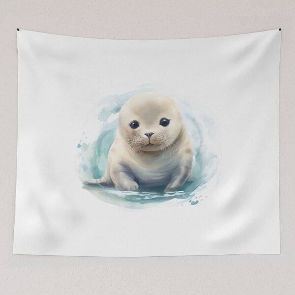 Item preview, Seal Lover - Cute Seal designed and sold by baby-animal-art.