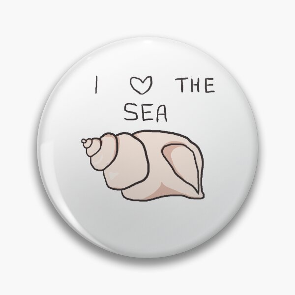 Item preview, whelk shell i love the sea summer design designed and sold by sehrishsunrise.