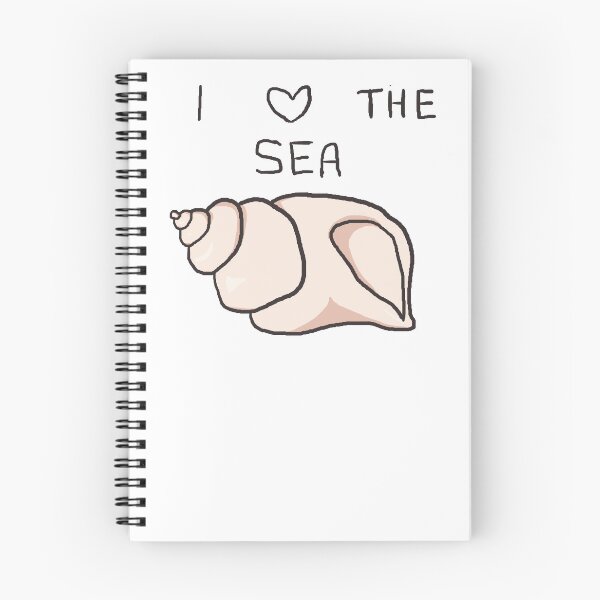 Item preview, whelk shell i love the sea summer design designed and sold by sehrishsunrise.