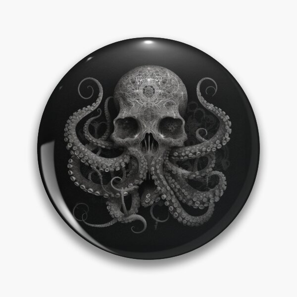 Item preview, Tales from R'lyeh - Vintage Tentacle Skull designed and sold by Adam Arts.