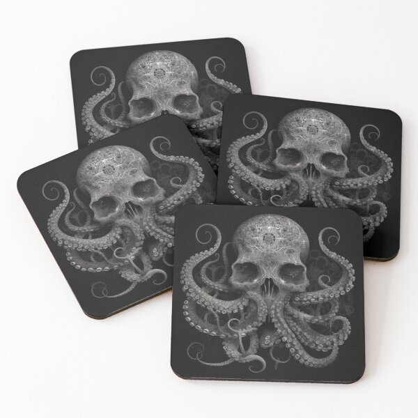 Item preview, Tales from R'lyeh - Vintage Tentacle Skull designed and sold by Adam Arts.