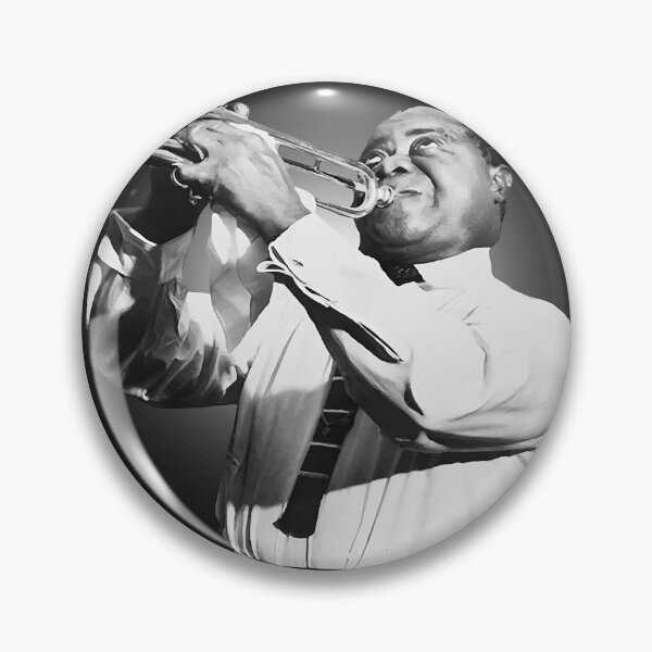Item preview, Louis Armstrong And His Trumpet designed and sold by Sylvanny.