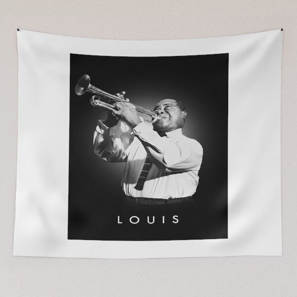 Item preview, Louis Armstrong And His Trumpet designed and sold by Sylvanny.
