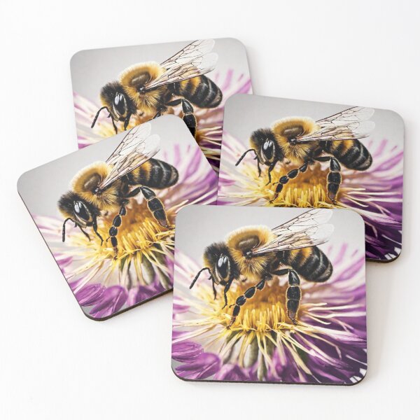 Item preview, Bee on flower  designed and sold by ArtsyAshUK.
