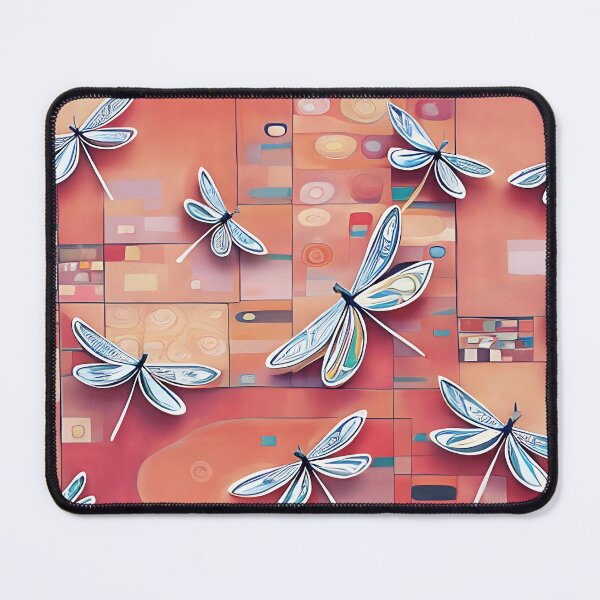 Item preview, Dragonflies on Geometric Shapes  designed and sold by Dana Roper.