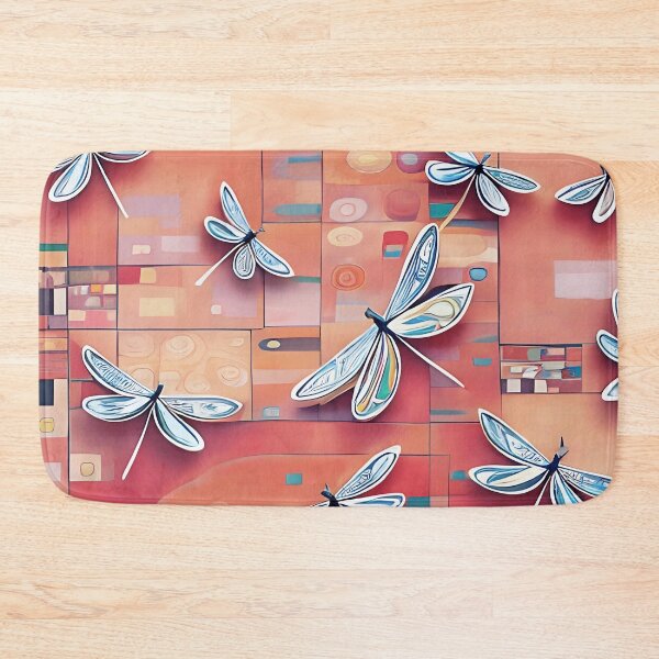 Item preview, Dragonflies on Geometric Shapes  designed and sold by Dana Roper.
