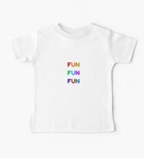 fun fun fun colorful design Baby Tee
