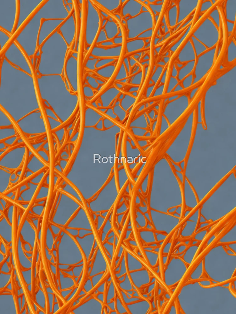 Thumbnail 4 of 4, iPhone Case, Abstract Orange vines pattern designed and sold by Rothnaric.