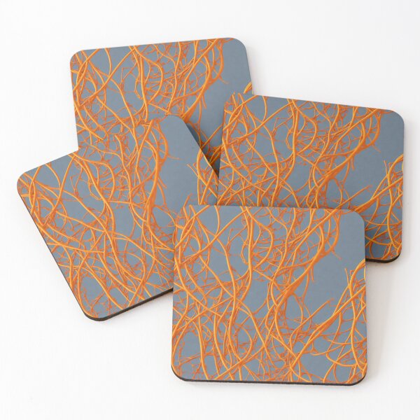Item preview, Abstract Orange vines pattern designed and sold by Rothnaric.