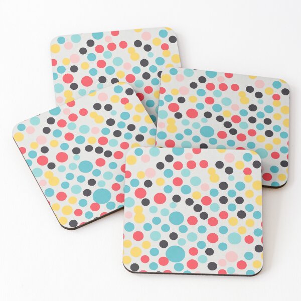 Item preview, Retro polka dots, contrasting colors designed and sold by CoolPixels.