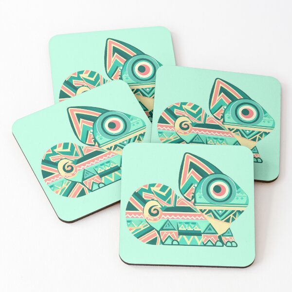 Item preview, Abstract Chameleon / Cute Pastel / Aztec Psychedelic designed and sold by BamBamBazaar.