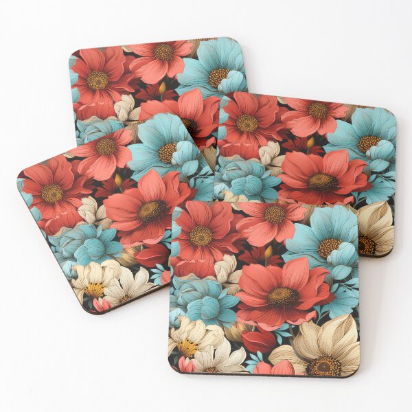 Item preview, Andy Warhol style flowers designed and sold by Pixel  Playground.