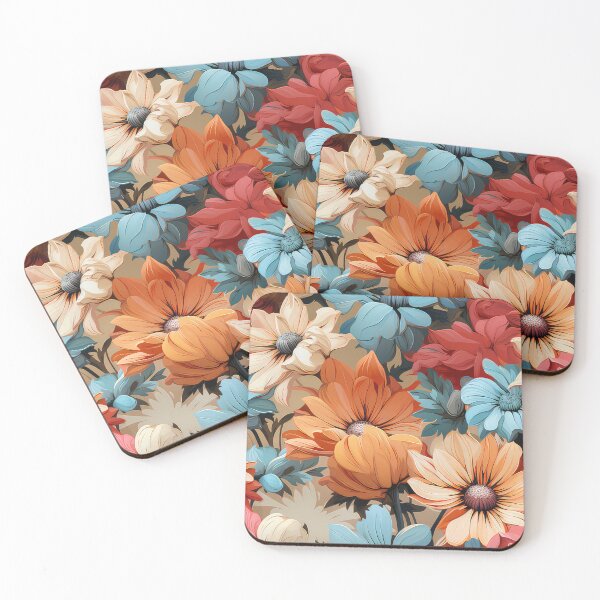 Item preview, Andy Warhol style flowers designed and sold by Pixel  Playground.