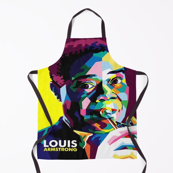 Item preview, Louis Armstrong Portrait Fan Art designed and sold by Sylvanny.