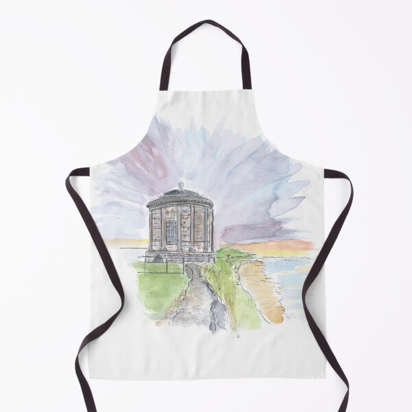 Item preview, Mussenden Temple illustration designed and sold by DebTheZeb.