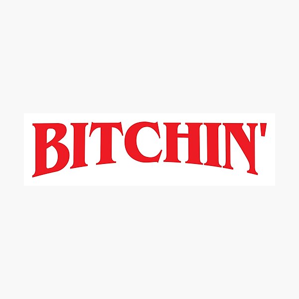 Stranger Things Bitchin Word