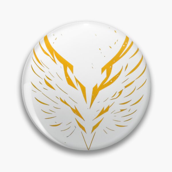 Item preview, Abstract Minimalist Cool Symbol: Golden Wings designed and sold by MoxieVibe.