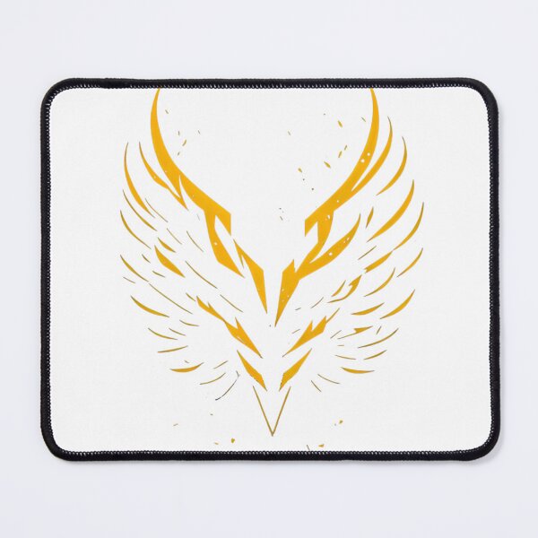 Item preview, Abstract Minimalist Cool Symbol: Golden Wings designed and sold by MoxieVibe.