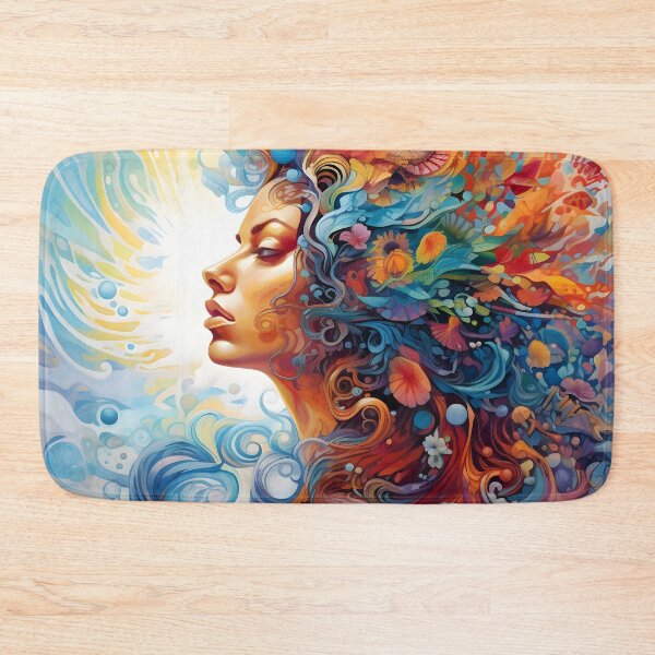 Item preview, Hyperspace Psychedelic Face designed and sold by Beyond The Veil.