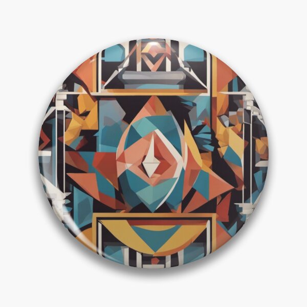 Item preview, aztec pattern cubist designed and sold by FriedGummyBears.
