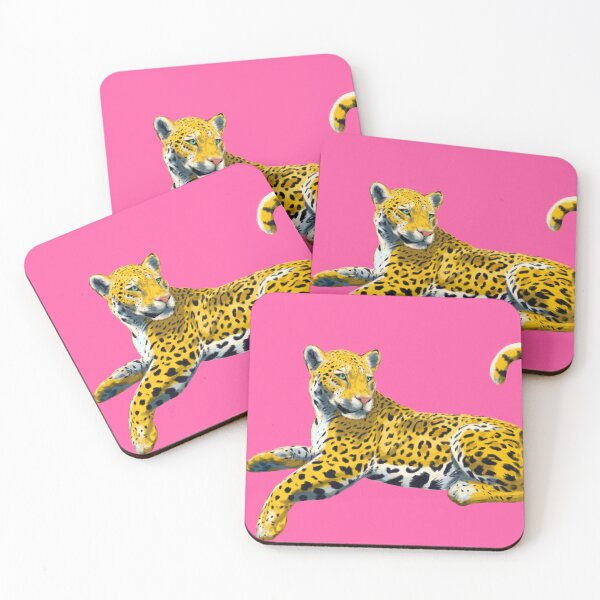 Item preview, pink leopard designed and sold by Chia Wild Art.