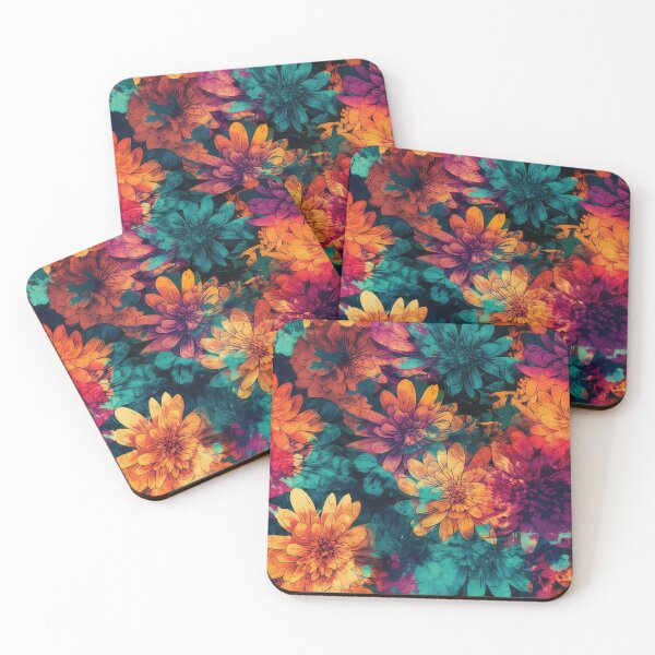 Item preview, Andy Warhol style flowers designed and sold by Pixel  Playground.