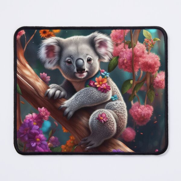 Item preview, Cute Koala bear in tree with flowers designed and sold by JackFreestone.