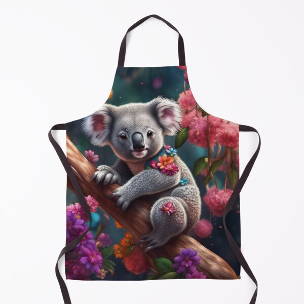 Item preview, Cute Koala bear in tree with flowers designed and sold by JackFreestone.