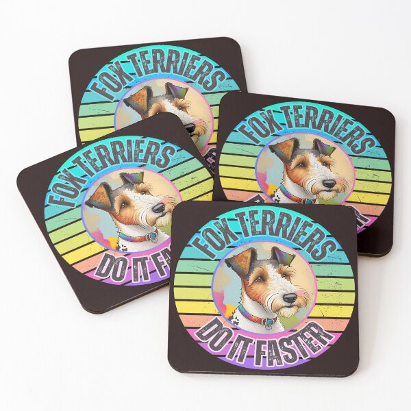 Item preview, Fox Terriers Do It Faster designed and sold by Wolfheartart.