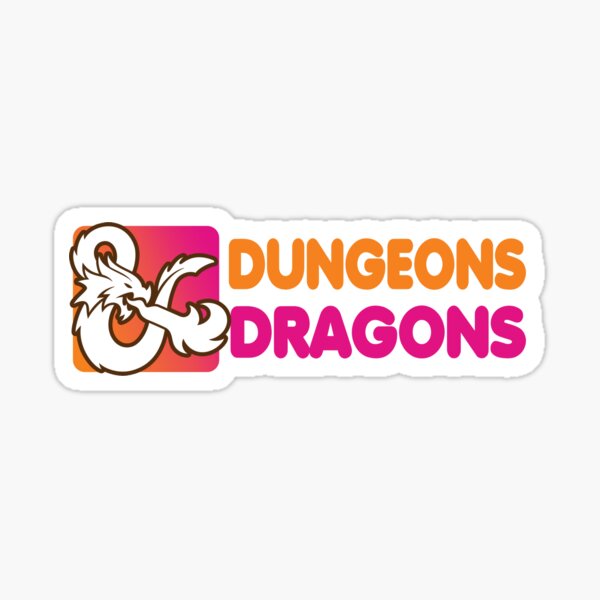 Dunkin' Dragons Sticker