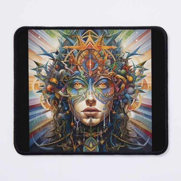 Item preview, Hyperspace Psychedelic Face designed and sold by Beyond The Veil.