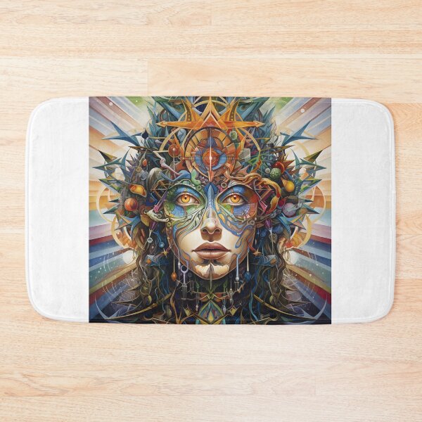 Item preview, Hyperspace Psychedelic Face designed and sold by Beyond The Veil.