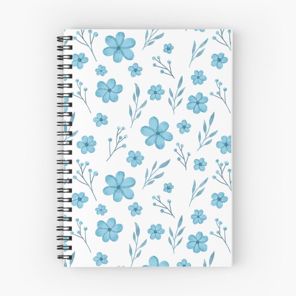 Item preview, Blue flowers seamless pattern designed and sold by pinkyfish1010.