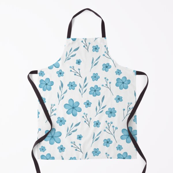 Item preview, Blue flowers seamless pattern designed and sold by pinkyfish1010.