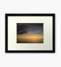 Michigan Sunset Framed Print