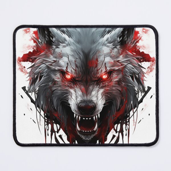 Item preview, angry wolf designed and sold by Shufflezz.
