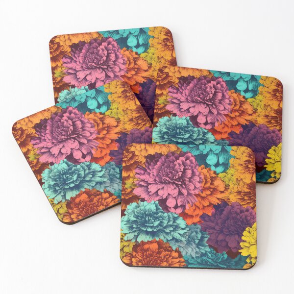 Item preview, Andy Warhol style flowers designed and sold by Pixel  Playground.