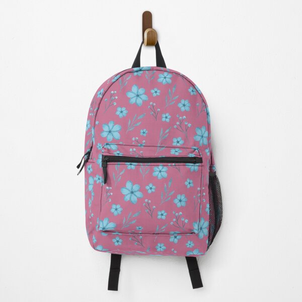 Item preview, Seamless blue flower pattern designed and sold by pinkyfish1010.