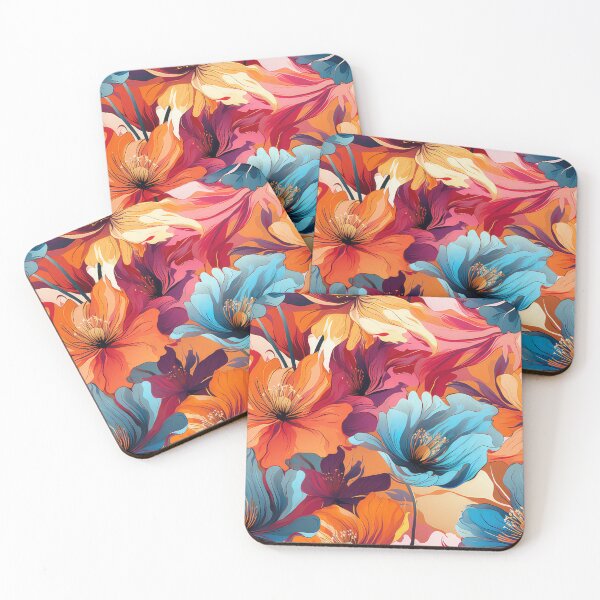 Item preview, Andy Warhol style flowers designed and sold by Pixel  Playground.